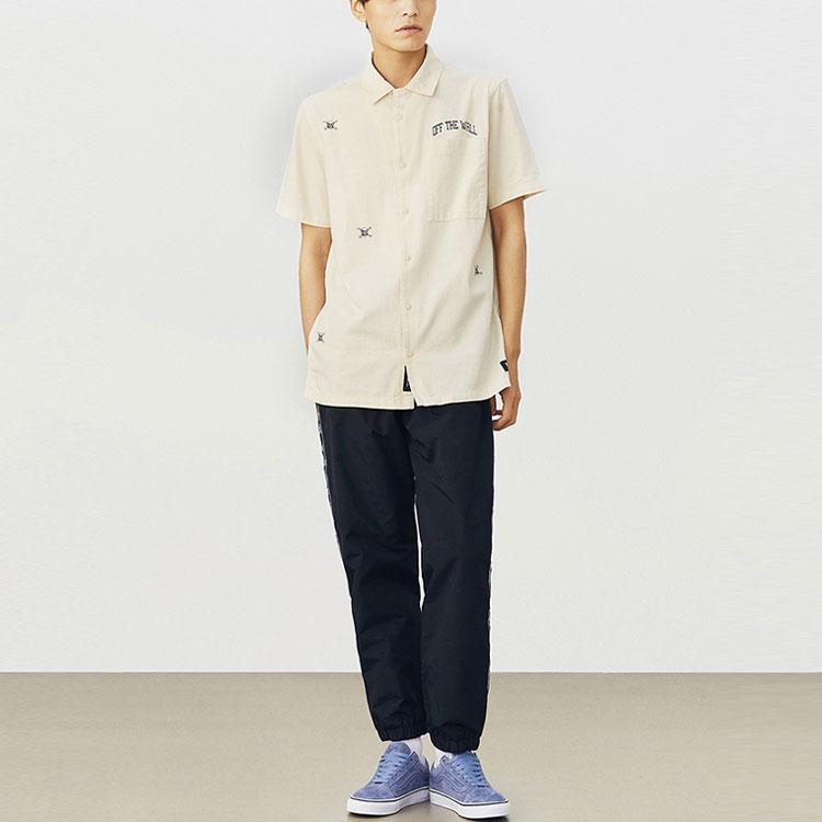 Vans Повседневная рабочая рубашка с коротким рукавом Мужские рубашки Off-White VN0A545VZ6K
