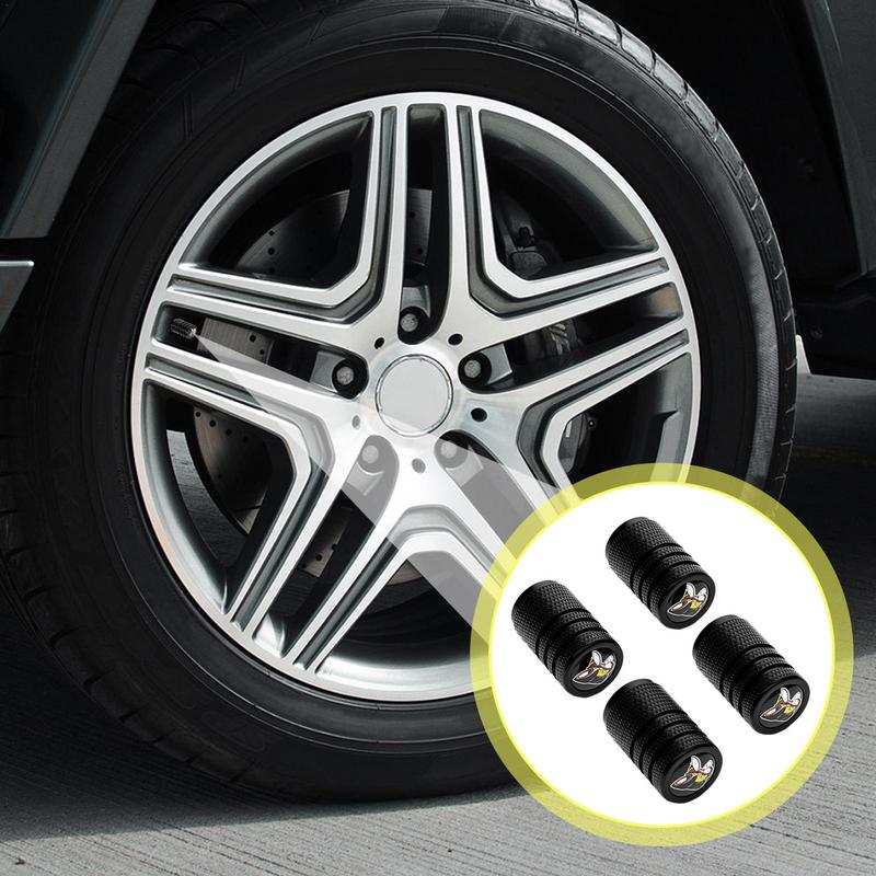 Колпачки штока клапана Уплотнитель для воздуха в шинах Алюминиевый сплав 4 шт. Колпачки для воздуха в шинах Колпачки штока в шинах Колпачки для воздушных клапанов Герметичные, легко устанавливаются