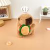 Chef Capybara Cartoon Plush Doll Children Toys Keychains Backpack Decoration