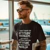 Унисекс классическая футболка с круглым вырезом и принтом "Sarcasm humour"