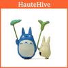 Cartoon Cute Totoro Hold Leaf Cat Mini Model Decoration For Props Landscape