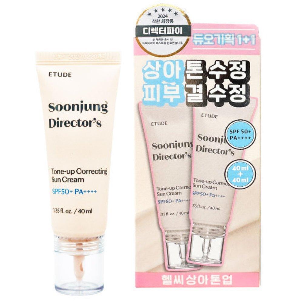 Etude Sunjeong Director Tone-up Correction Sun Cream 40ml+40ml