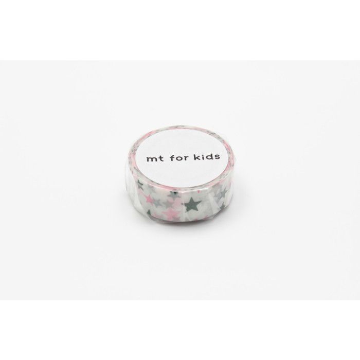 Masking tape KIDS - Etoile multicolore - 1,5 cm x 7 m