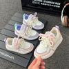 Girls' Sports Shoes Cute Student Board Shoes Spring and Autumn 2025 New Breathable Little White Shoes Children's Soft-soled Casual Shoes