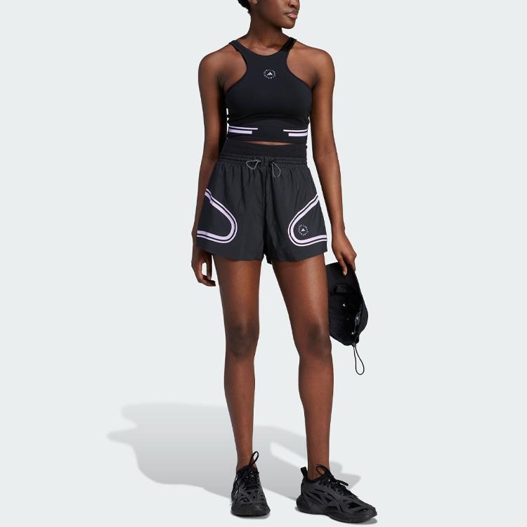 (WMNS) Шорты для бега adidas by Stella McCartney Truepace 'Черный' Женские II3238