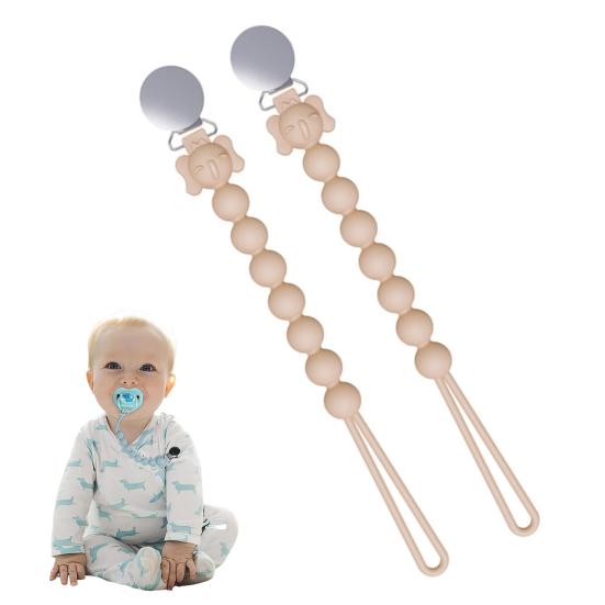 Силиконовый держатель для соски, прочный, легко чистится и фиксируется, зажим для соски для ребенка больше не разочаровывает