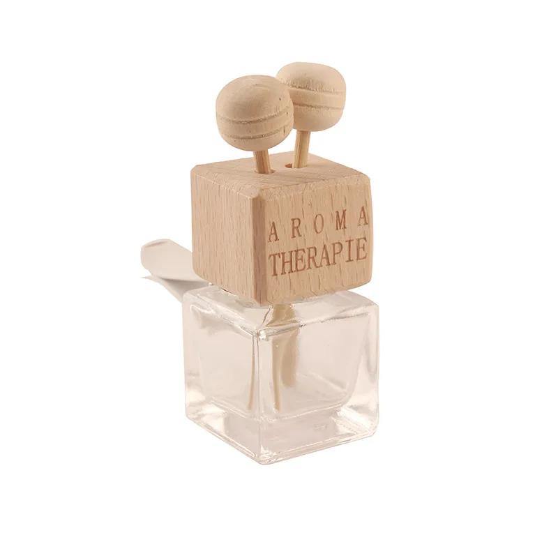 8 мл Автомобильный освежитель воздуха Духи Клип Пустая стеклянная бутылка Ароматическое украшение Диффузор для вентиляционного отверстия Пустое стекло для эфирного масла