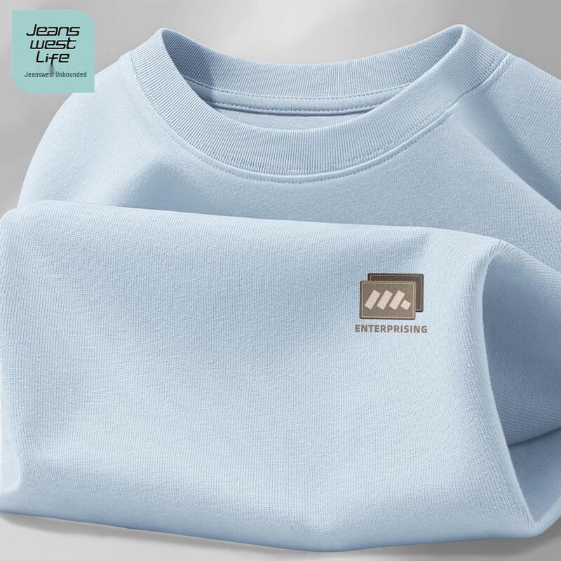 Мужская хлопковая футболка с принтом JEANSWEST LIFE