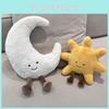 Плюшевая подушка-подушка Солнце Луна Мягкая пушистая мягкая игрушка для детской спальни Подарок Декор