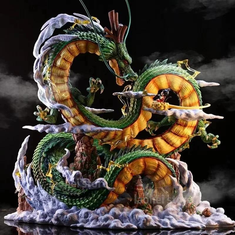 Фигурка Аниме Dragon Ball Шенрон Фигурка Гоку и Шенрон Фигурка Модель ПВХ Статуэтка Кукла Коллекция Комната Игрушка Подарки