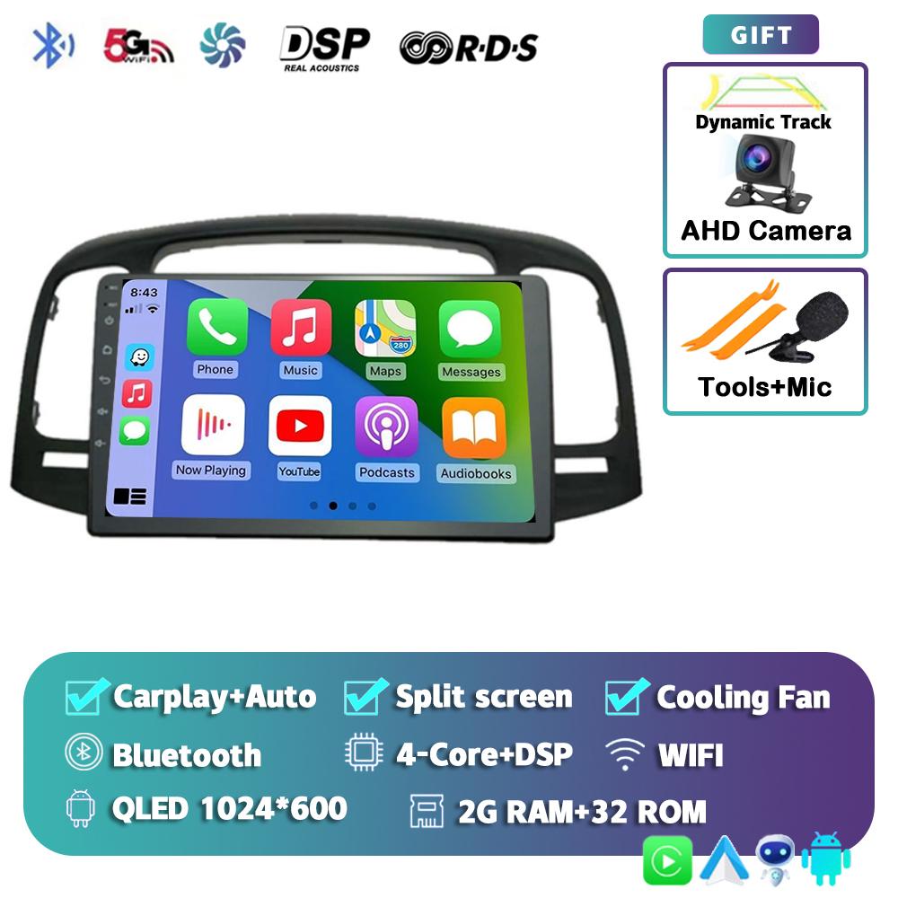 Android 14 Carplay Auto 2 DIN автомобильное радио для Hyundai Accent 2008 2009 2010 2011 GPS мультимедиа видеоплеер стерео 2din DVD DSP