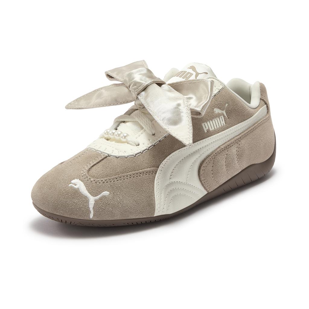 Puma Speedcat Bloom Удобные Универсальные Повседневные Кроссовки Женские Светло-Коричневый 410083-01