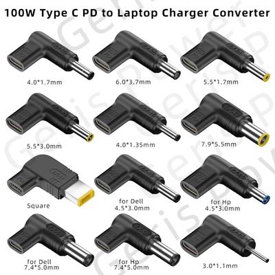 Универсальное зарядное устройство USB-C мощностью 100 Вт с поддержкой Power Delivery (PD) для ноутбуков Asus, Lenovo, HP, Dell, Acer и Samsung.