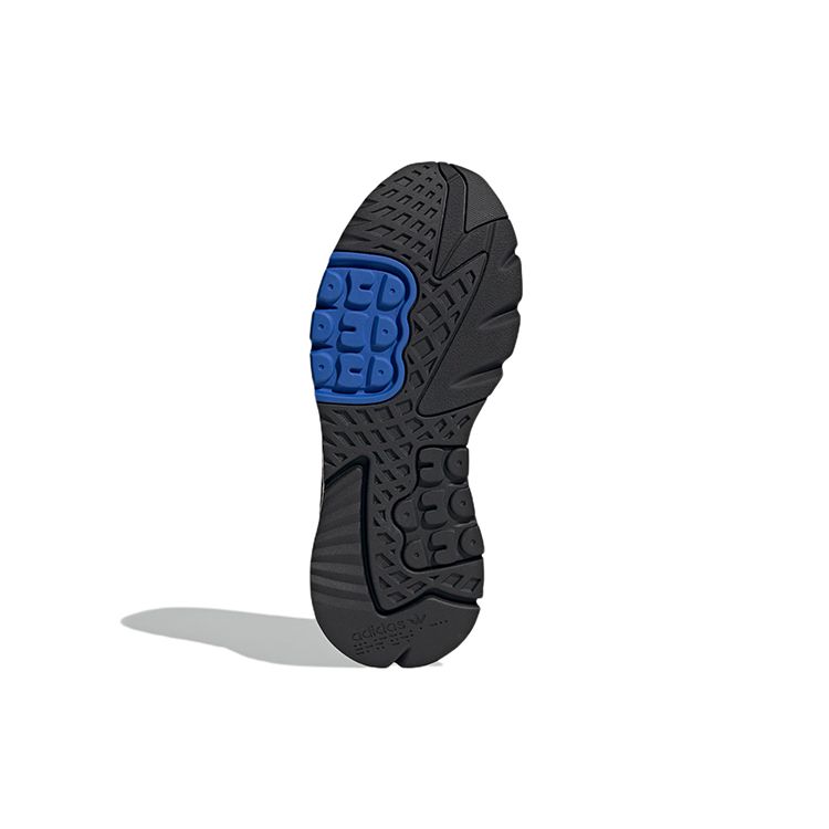 Adidas Оригинальные Nite Jogger Кожаная ткань Удобные Спортивные Нескользящие Прочные Низкие Кроссовки для Повседневной Носки Унисекс Повседневная Обувь Черный GX2184