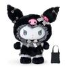 Sanrio Kuromi Soft Vinyl Face Doll Saroumi Gift Ages 322369 (Mellow Usa) Polyester/PVC Boxed, 3+,