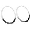 1 Pair Headlight Trim Ring Left Right 51137300631 Head Lights Bezel for Cooper F55 F56 F57