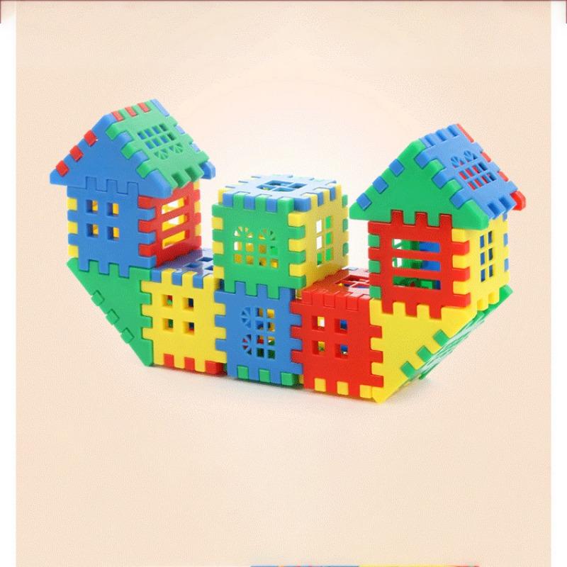 Building Blocks Large Particle Children's Educational Toy Building Blocks Castle House