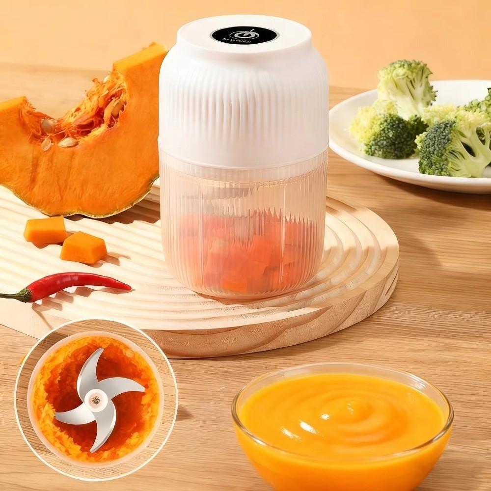 Wireless Electric Vegetable Chopper Portable Kitchen Food Chopper Garlic Crushing