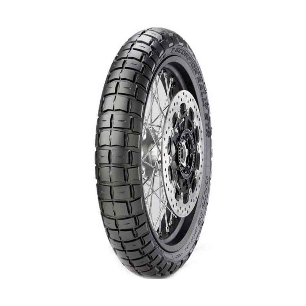 Pirelli SCORPION RALLY STR Передняя Мотоциклетная R 19 60V Бескамерный Тип 1 Шина, 120/70 M/C M+S (TL), 2803600, шина.