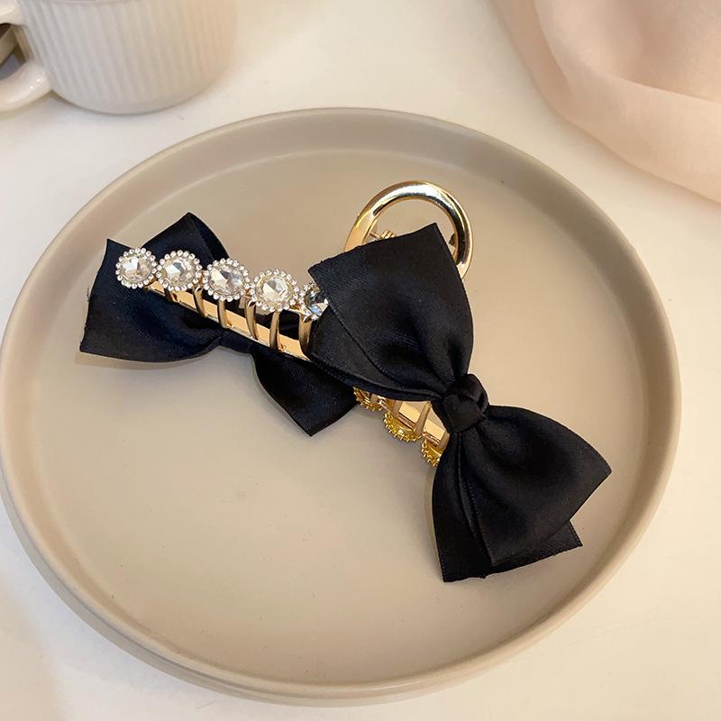 Новый 13 см Роскошный Хрустальный Лук Коготь Для Волос Модные Металлические Заколки Для Волос Шпилька Модные Блестящие Аксессуары Для Волос Для Женщин Головные Уборы Подарок