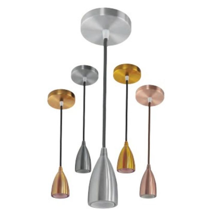 Suspension câble (1m) Edison perle noir E27 IP20 max 60W