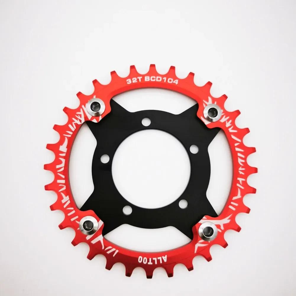 Электровелосипед Ebike 32 34 36 38T Звезда + Адаптер Для Bafang BBS01 02 Прочная Алюминиевый Сплав Звезда Аксессуары Для Ebike