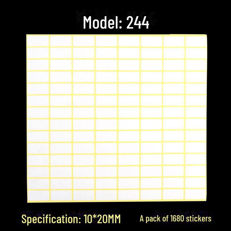 A5 Self-Adhesive Blank White Stickers for Printing and Handwriting Labels