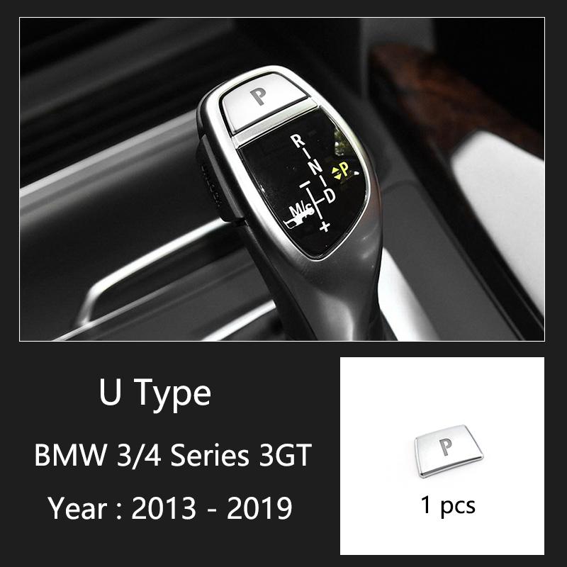 Carbon Fiber Car Styling Interior Gear Shift Knob Cover Multimedia Button Panel Trim Sticker For BMW F30 F32 F34 F36 Accessories