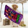 K-pop Demon Squad Beach Towel Quick-Dry Soft Microfiber Comfortable Lightweight Suitable for Sports, Travel, Swimming, Yoga, Bathroom, Beach, And Pool