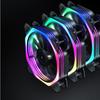 12cm Silent RGB Luminous Chassis Fan - Magic Cube Aurora Computer Cooler