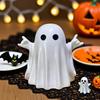 Halloween Ghost Figurine Mini Ghost Statue Spooky Halloween Ghost Figurines Resin Ornaments for Indoor Home Office Decor