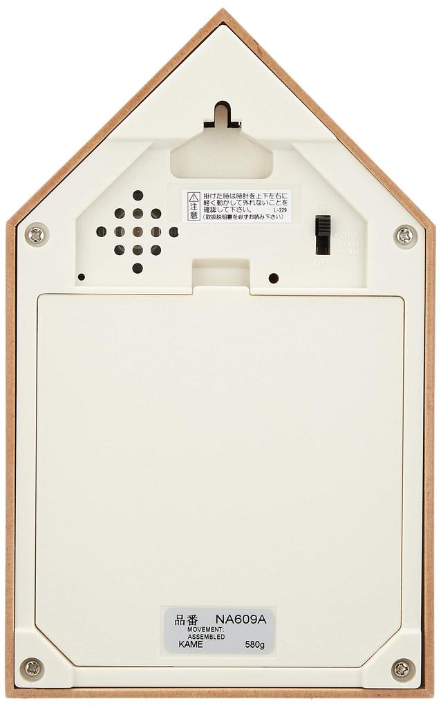 Seiko Clock Seiko Clock Настенные часы Настольные часы двойного назначения Аналоговые часы с кукушкой Счетчик PYXIS Деревянная рамка Натуральное цветное дерево NA609A SEIKO