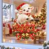 Reusable PVC Window Clings 2027 New Year Clings Christmas Cartoon Sheep Static Glass Stickers Removable Graphics of Goat Decal for Holiday