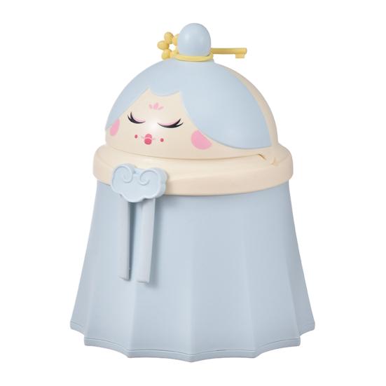 Мусорное ведро в форме принцессы для офиса, ванной комнаты, автомобиля, отеля, маленькое мусорное ведро для стола, компактный настольный мусорный бак