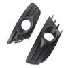 Pair of Front Bumper Fog Light Grille Trim Black Color Fits for Citroen C4 20042008