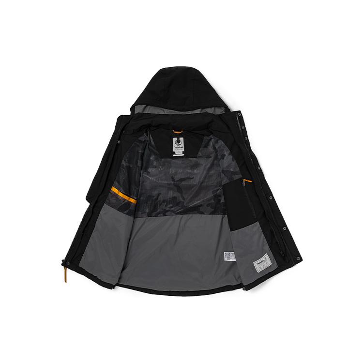 Timberland Jackets Men's Black Detachable Hood Thickened A2FX3-001