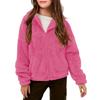 Children's Fashion Solid-Color Hooded Warm Long-Sleeve Jacket For Fall And Winter