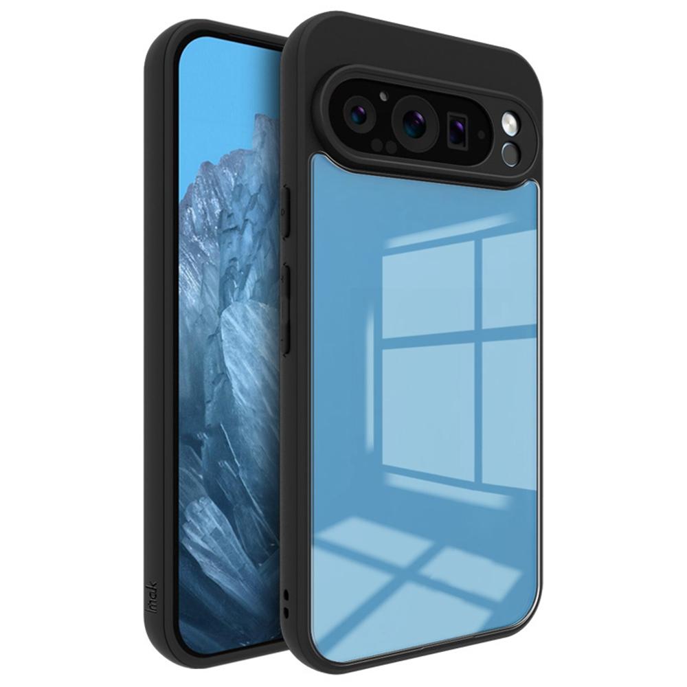 Серия IMAK UX-9A для Google Pixel 9 Pro XL Прозрачный чехол ТПУ+ПК Чехол для телефона Усиленные углы