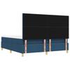 Boxspring Bed with Pillows and Headboard Blue 200 x 180 cm Fabric