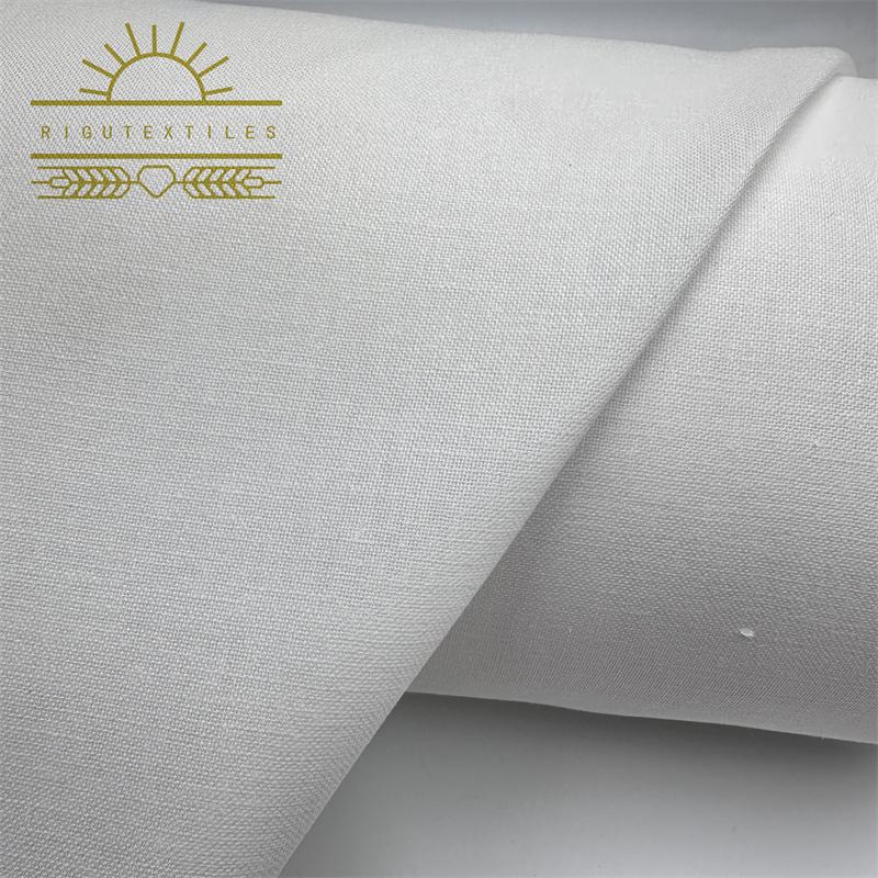 EcoFriendly Blended Linen Cotton Fabric for Garments and Home Textiles