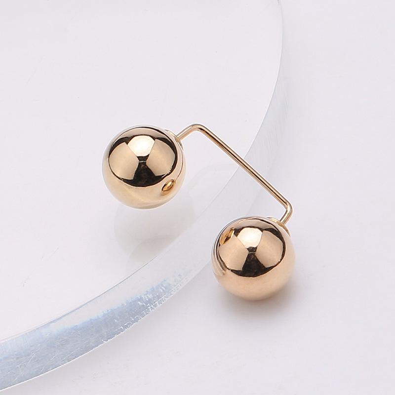 Elegant Minimalist Pearl Pin Brooch for Neckline and Waist