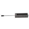 Ingot Graphite Mould Long Handle Graphite Fused Gold 6.6 Lb Silver 3.5 Lb Universal Molds for