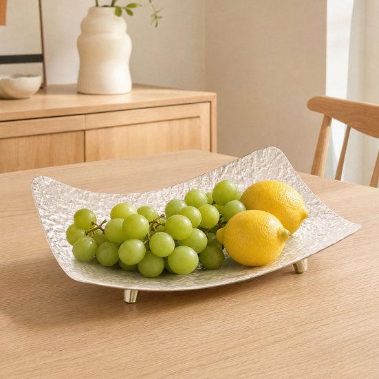 Countertop Fruit Bowl, Modern Decorative Multi-use Serving Tray, Dessert Cake Candy Snack Plate for Dining Table Kitchen Home Decor