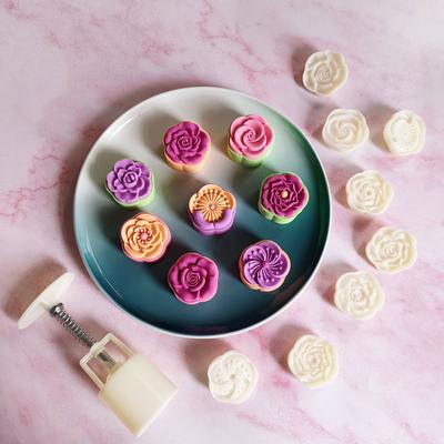 Форма для печенья «Лунные пряники» ручной работы, формы для печенья «Цветок сливы», гибкие пластиковые формы для выпечки, десертов для любителей выпечки