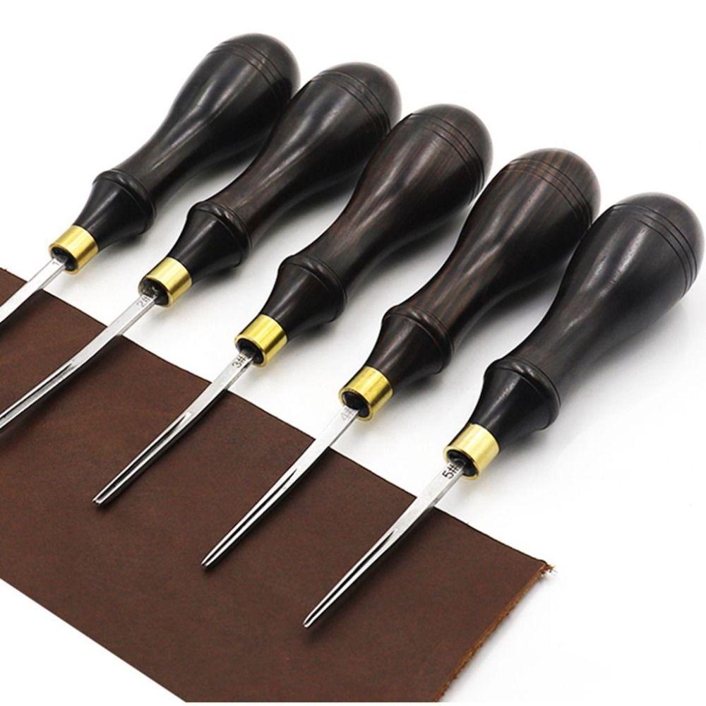 Professional Leather Edge Bevelers Wooden Handle Leather Edge Beveler Belt Makers