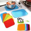 Silicone Nonslip Heat-Resistant Pot Bowl Oven Table Mat Trivet Tray Holder Tool