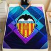 Valencia Club de Fútbol Flannel Blanket, High quality Comfortable for All Seasons, Home Decor, Warmth and Comfort
