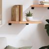 VidaXL Wall Shelf Light Brown 40x40x4 Cm Solid Treated Oak Wood 363630