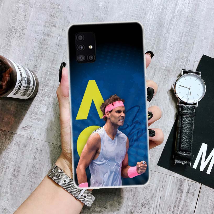 Rafael Nadal Tennis Phone Case For Samsung Galaxy A14 A15 A13 A12 A54 A55 A53 A52 A04S A24 A25 A23 A22 A34 A35 A33 A32 A03S A02S