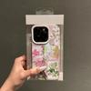 Чехол для телефона в стиле ретро с цветочным рисунком для iPhone 17 16 11 12 13 14 15 Pro Max XS XR X 8 7 Plus 17E, противоударный, из ТПУ.